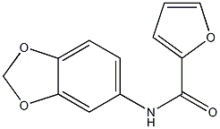 N-(1,3-benzodioxol-5-yl)-2-furamide Structure