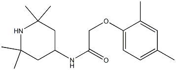 2-(2,4-dimethylphenoxy)-N-(2,2,6,6-tetramethyl-4-piperidinyl)acetamide