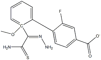 4-[2-(aminocarbothioyl)carbohydrazonoyl]-2-methoxyphenyl 3-fluorobenzoate