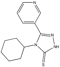 4-cyclohexyl-5-(3-pyridinyl)-2,4-dihydro-3H-1,2,4-triazole-3-thione
