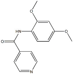 N-(2,4-dimethoxyphenyl)isonicotinamide Structure