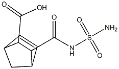 3-{[(aminosulfonyl)amino]carbonyl}bicyclo[2.2.1]hept-5-ene-2-carboxylic acid Structure