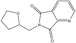 6-(tetrahydro-2-furanylmethyl)-5H-pyrrolo[3,4-b]pyridine-5,7(6H)-dione Structure