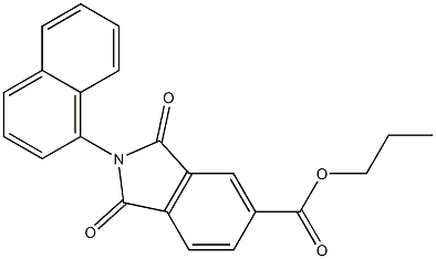 propyl 2-(1-naphthyl)-1,3-dioxo-5-isoindolinecarboxylate