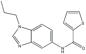 N-(1-propyl-1H-benzimidazol-5-yl)-2-thiophenecarboxamide