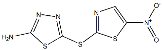 2-amino-5-({5-nitro-1,3-thiazol-2-yl}sulfanyl)-1,3,4-thiadiazole