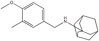 N-{[3-methyl-4-(methyloxy)phenyl]methyl}-N-tricyclo[3.3.1.1~3,7~]dec-1-ylamine 结构式