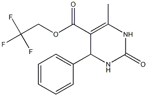  2,2,2-trifluoroethyl 6-methyl-2-oxo-4-phenyl-1,2,3,4-tetrahydro-5-pyrimidinecarboxylate