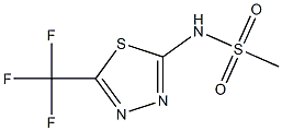 N-[5-(trifluoromethyl)-1,3,4-thiadiazol-2-yl]methanesulfonamide Structure