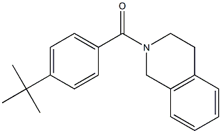 2-(4-tert-butylbenzoyl)-1,2,3,4-tetrahydroisoquinoline,,结构式