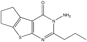 3-amino-2-propyl-3,5,6,7-tetrahydro-4H-cyclopenta[4,5]thieno[2,3-d]pyrimidin-4-one