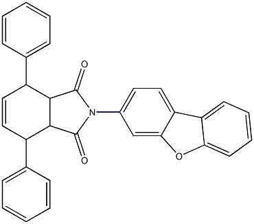 2-dibenzo[b,d]furan-3-yl-4,7-diphenyl-3a,4,7,7a-tetrahydro-1H-isoindole-1,3(2H)-dione|