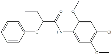 N-(4-chloro-2,5-dimethoxyphenyl)-2-phenoxybutanamide