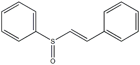 phenyl 2-phenylvinyl sulfoxide Struktur