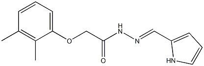 2-(2,3-dimethylphenoxy)-N'-(1H-pyrrol-2-ylmethylene)acetohydrazide|