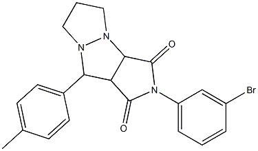 2-(3-bromophenyl)-9-(4-methylphenyl)tetrahydro-5H-pyrazolo[1,2-a]pyrrolo[3,4-c]pyrazole-1,3(2H,3aH)-dione