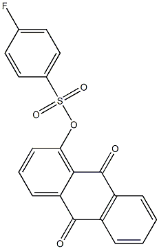 9,10-dioxo-9,10-dihydro-1-anthracenyl 4-fluorobenzenesulfonate