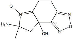  7-amino-7-methyl-4,5,7,8-tetrahydro-8aH-[1,2,5]oxadiazolo[3,4-e]indol-8a-ol 6-oxide