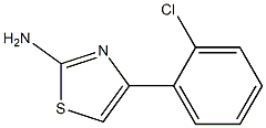 4-(2-chlorophenyl)-1,3-thiazol-2-ylamine Struktur