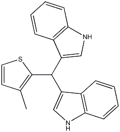 3-[1H-indol-3-yl(3-methyl-2-thienyl)methyl]-1H-indole|