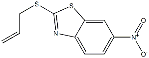 2-(allylsulfanyl)-6-nitro-1,3-benzothiazole Struktur