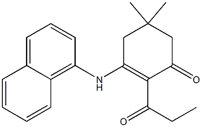 5,5-dimethyl-3-(1-naphthylamino)-2-propionyl-2-cyclohexen-1-one