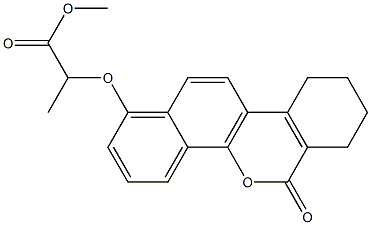 methyl 2-[(6-oxo-7,8,9,10-tetrahydro-6H-dibenzo[c,h]chromen-1-yl)oxy]propanoate