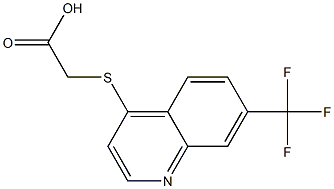 {[7-(trifluoromethyl)-4-quinolinyl]sulfanyl}acetic acid|