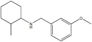 N-(3-methoxybenzyl)-2-methylcyclohexanamine,,结构式