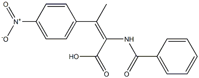 2-(benzoylamino)-3-{4-nitrophenyl}-2-butenoic acid