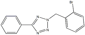 2-(2-bromobenzyl)-5-phenyl-2H-tetraazole Structure