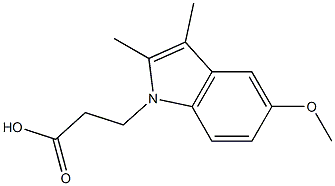 3-(5-methoxy-2,3-dimethyl-1H-indol-1-yl)propanoic acid|