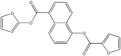 5-[(2-furyloxy)carbonyl]-1-naphthyl 2-furoate Structure