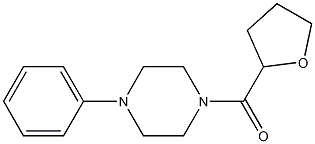 1-phenyl-4-(tetrahydro-2-furanylcarbonyl)piperazine|