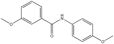 3-methoxy-N-(4-methoxyphenyl)benzamide Structure