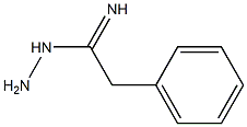 2-phenylethanimidohydrazide 化学構造式