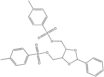  [5-({[(4-methylphenyl)sulfonyl]oxy}methyl)-2-phenyl-1,3-dioxolan-4-yl]methyl 4-methylbenzenesulfonate