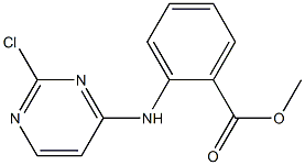 methyl 2-[(2-chloro-4-pyrimidinyl)amino]benzoate 结构式