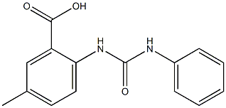 2-[(anilinocarbonyl)amino]-5-methylbenzoic acid,,结构式