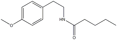  N-[2-(4-methoxyphenyl)ethyl]pentanamide