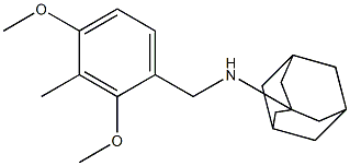 N-{[3-methyl-2,4-bis(methyloxy)phenyl]methyl}-N-tricyclo[3.3.1.1~3,7~]dec-1-ylamine 结构式