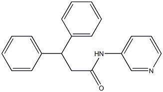 3,3-diphenyl-N-(3-pyridinyl)propanamide|