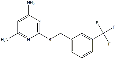 6-amino-2-{[3-(trifluoromethyl)benzyl]sulfanyl}-4-pyrimidinylamine