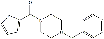 1-benzyl-4-(thien-2-ylcarbonyl)piperazine Struktur