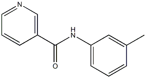 N-(3-methylphenyl)nicotinamide,,结构式