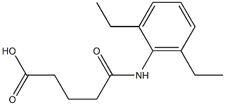 5-(2,6-diethylanilino)-5-oxopentanoic acid