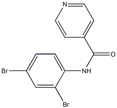  N-(2,4-dibromophenyl)isonicotinamide