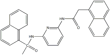 2-(1-naphthyl)-N-{6-[(1-naphthylacetyl)amino]-2-pyridinyl}acetamide