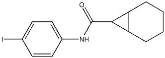 N-(4-iodophenyl)bicyclo[4.1.0]heptane-7-carboxamide Struktur