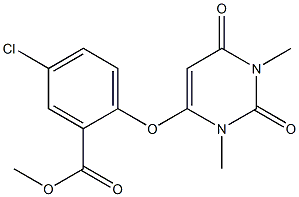 methyl 5-chloro-2-[(1,3-dimethyl-2,6-dioxo-1,2,3,6-tetrahydro-4-pyrimidinyl)oxy]benzoate